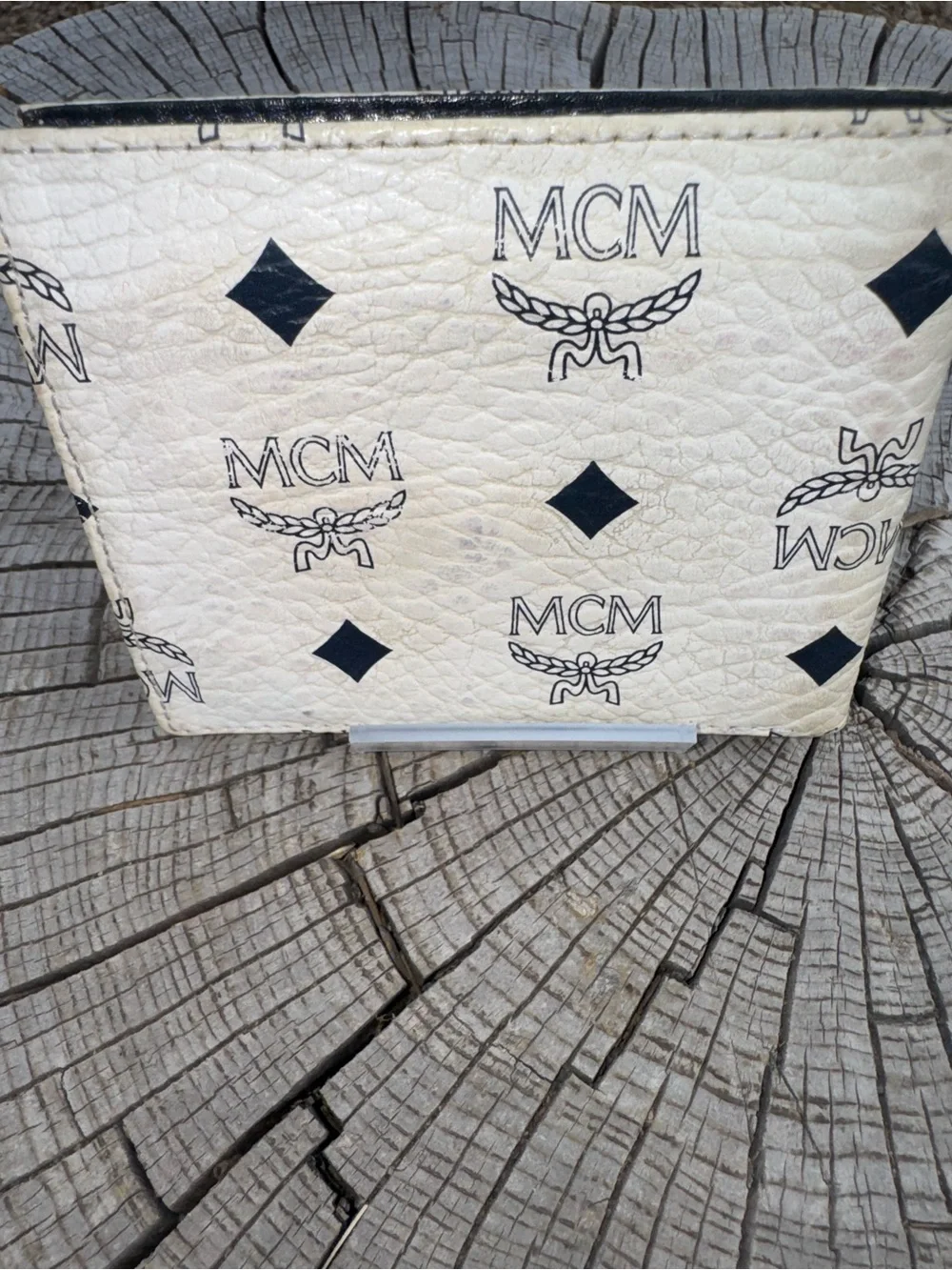 MCM made in Germany Cream Wallet EUC